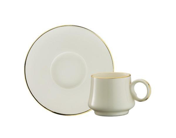 Sandro Moreno 12 Parça 6 Kişilik Kahve Fincanı Seti 1453 Yüzük Liine Gold Ar210004  - Image 1