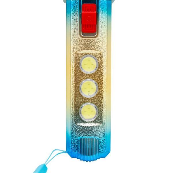 POWERMASTER TB33 PLASTİK 1+3 LEDLİ ŞARJLI KAMP TİPİ EL FENERİ - Image 1