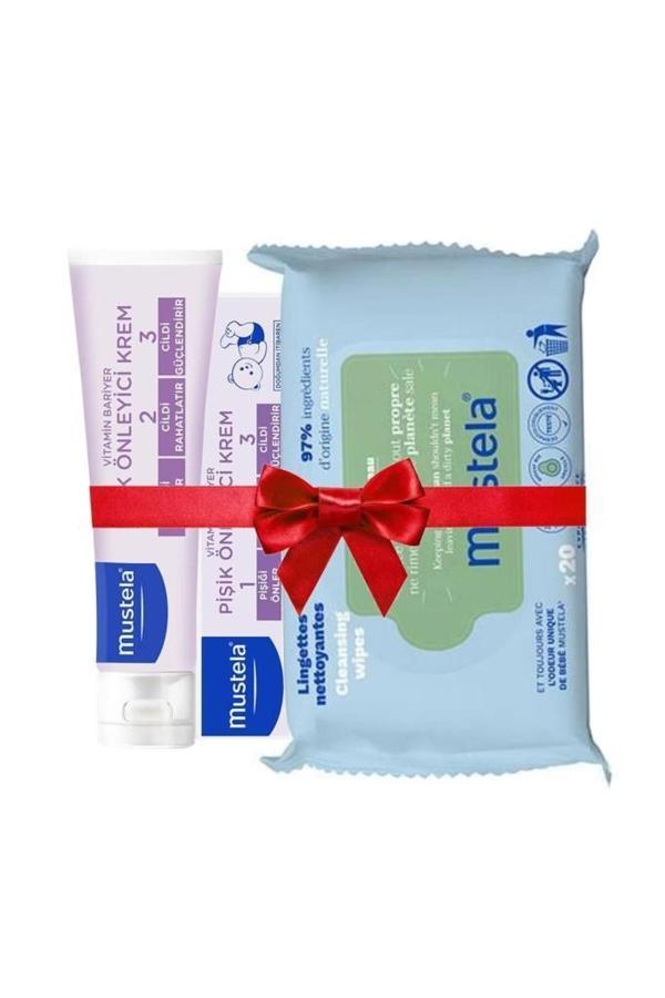 Vitamin Barrier 1-2-3 Cream 100 ml Pişik Kremi 60'lı Ekolojik Islak Mendil Hediye - Image 1