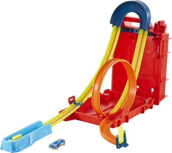 Hot Wheels Track Builder Benzin Bidonu Akrobasi Seti, Akrobasi ve Yarış Maceraları Için Pist Inşa Seti, Oyuncak Araba ve - Image 1
