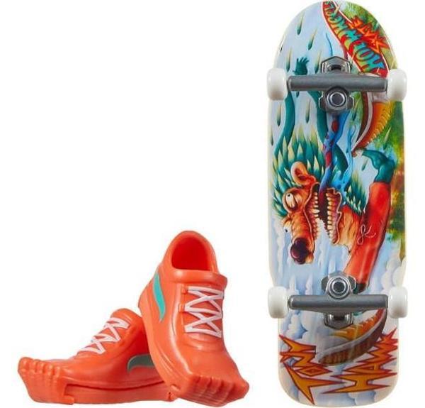 Hot Wheels Skate Parmak Kaykay ve Ayakkabı Spıked Fury JGM01 - Image 1