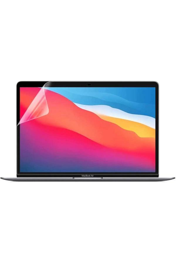 Macbook Pro 13 M1-m2 Çip A2251-a2289-a2338-a2159 Uyumlu Standlı Kılıf + Klavye Kılıfı Ekran Koruyucu - Image 1