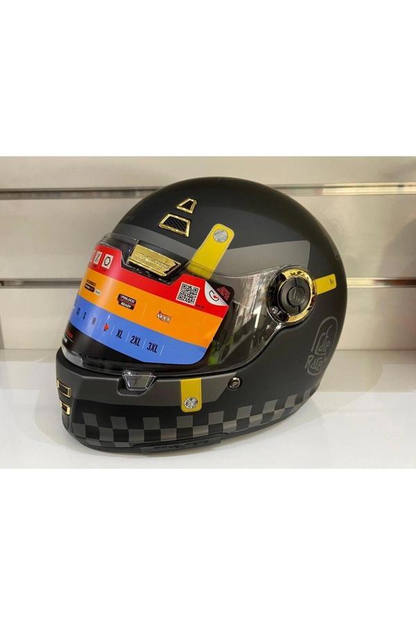 Kask Mt Jarama Zone C1 Mat Siyah/grı Cafe Racer - Image 1