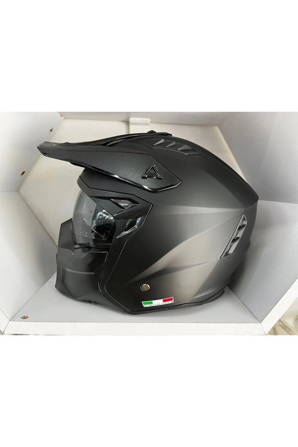 Kask X1-x Seul Çene Çıkan Mat Siyah - Image 1