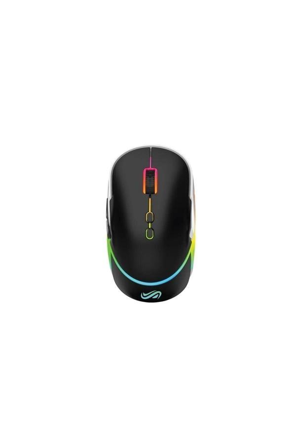 Gtx Indigo W05-601 Rgb 4000 Dpı Wireless Kablosuz Oyuncu Mouse Siyah - Image 1