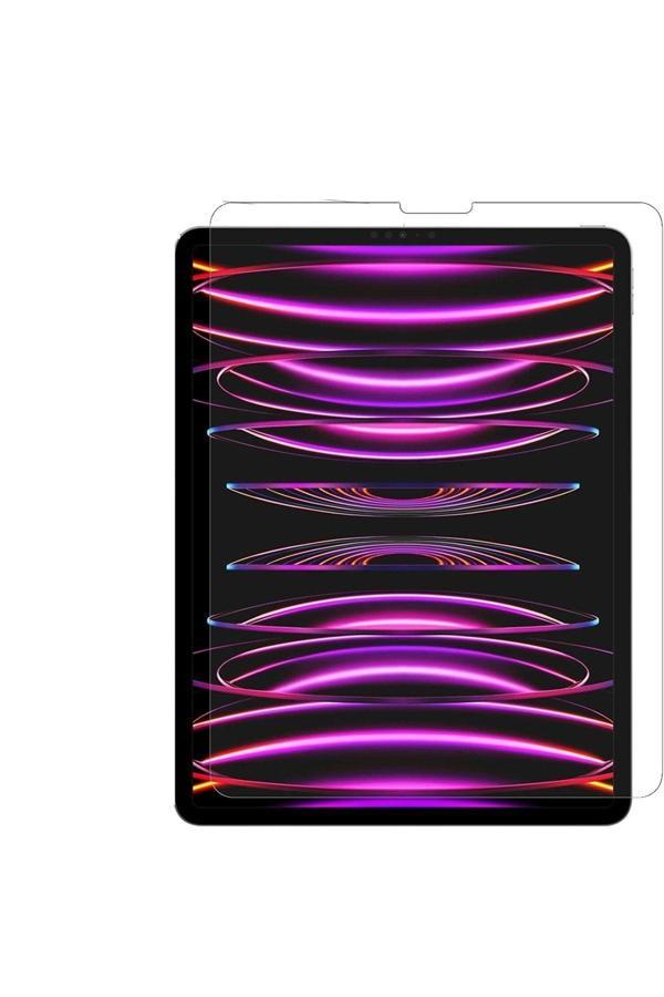 Apple Ipad Pro 12.9 M2 Çip 2022 6. Nesil Nano Kırılmaz Ekran Koruyucu Şeffaf Cam Koruyucu Uyumlu - Image 1