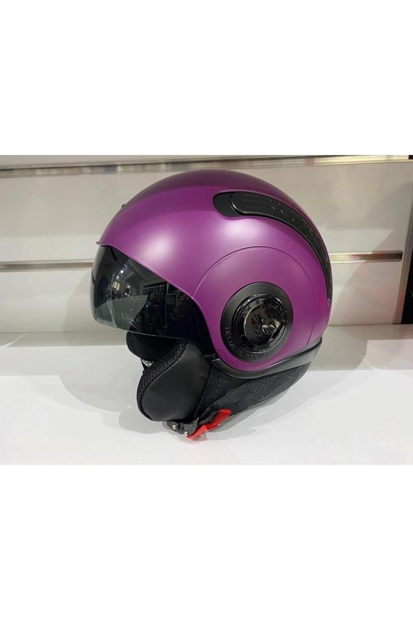 Kask Nexx Sx.10 Mat Mor Çenesiz Güneş Gözlüklü - Image 1