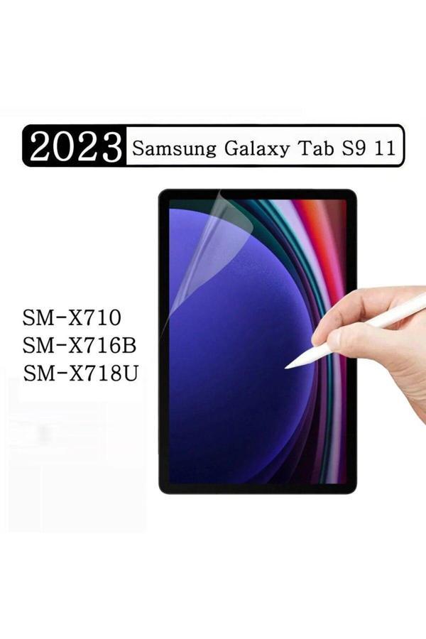 Samsung Galaxy Tab S9 11 Inç Nano Kırılmaz Ekran Koruyucu Şeffaf Cam Tam Uyumlu Sm-x710 - Image 1