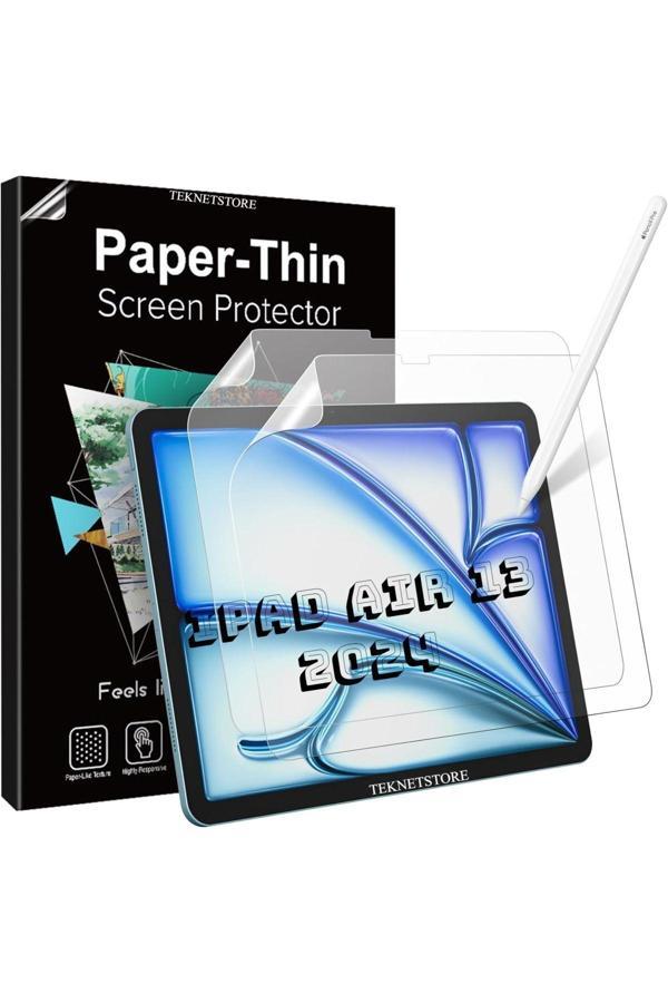 Apple Ipad Air 13 Inç 2024 M2 Çip Uyumlu Paperlike Kırılmaz Ekran Koruyucu Kağıt Hissli A2898 A2899 - Image 1