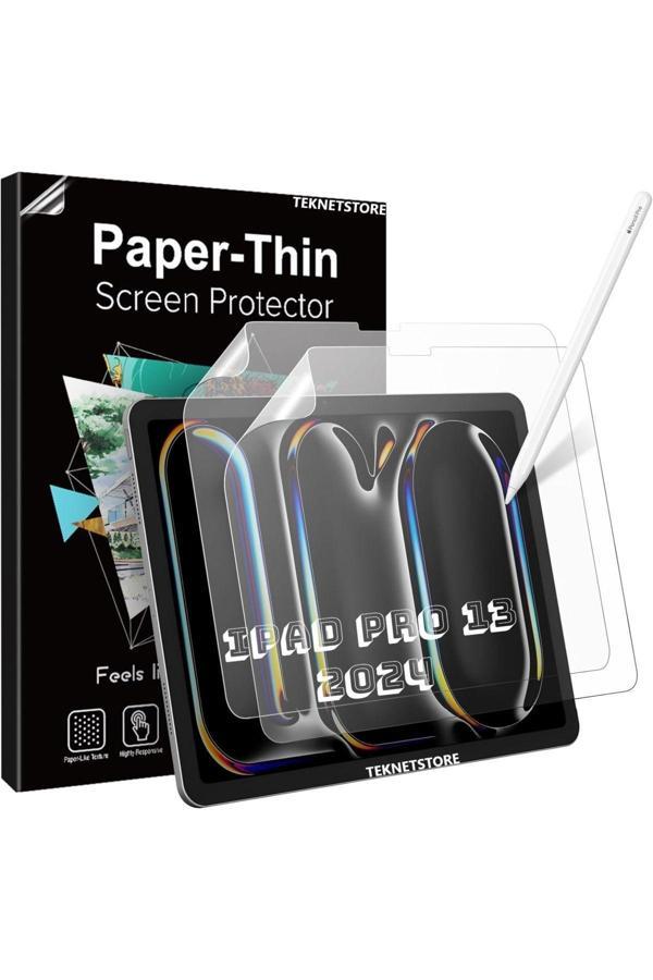 Apple Ipad Pro 13 Inç 2024 M4 Çip Uyumlu Paperlike Ekran Koruyucu Kırılmaz Kağıt Hissli A2925 A2926 - Image 1