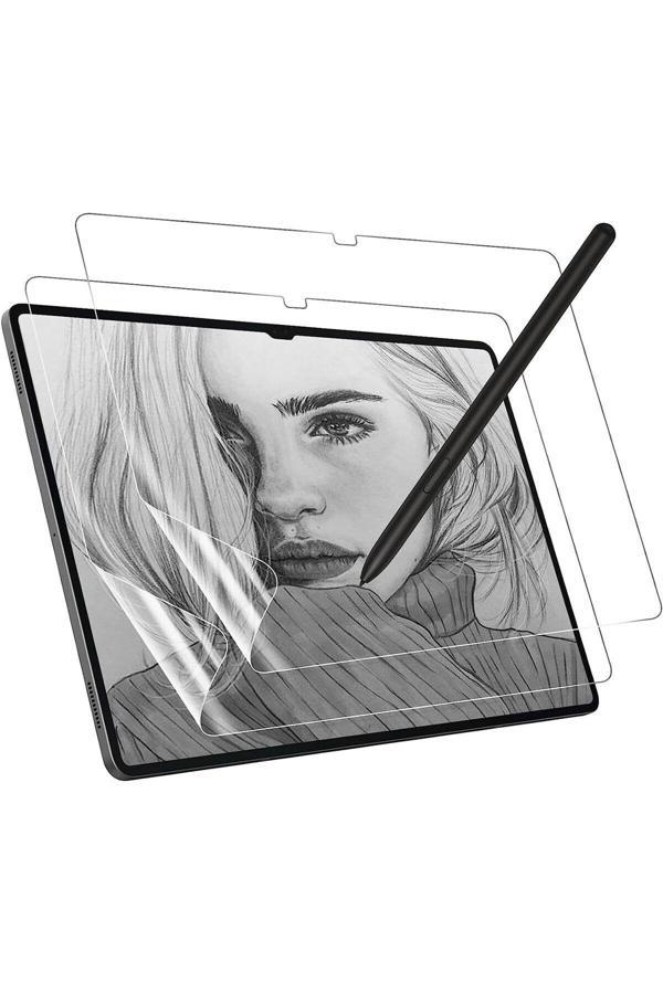 Samsung Galaxy Tab S9 Fe Plus 12.4 Inç Uyumlu Paperlike Nano Kırılmaz Ekran Koruyucu Kağıt Hissli - Image 1