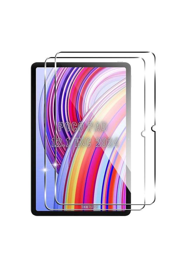 Poco Pad 12.1 inç 2024 Nano Kırılmaz Ekran Koruyucu Şeffaf Esnek Cam Tam Uyumlu - Image 1