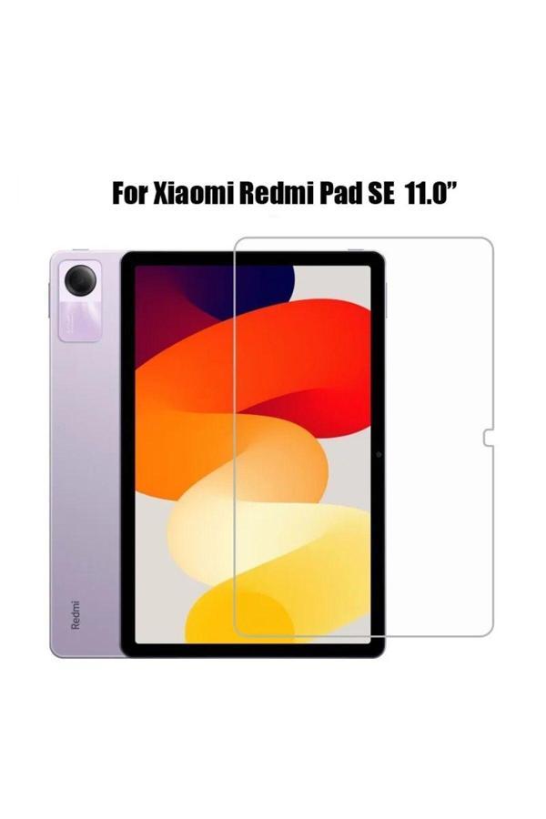 Xiaomi Redmi Pad SE 8 GB 128 GB 11" Tablet Uyumlu Nano Kırılmaz Ekran Koruyucu Şeffaf Cam Tam Uyumlu - Image 1