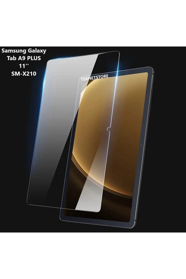 Samsung Galaxy Tab A9+ Plus Sm-x210 11 Inç Nano Kırılmaz Ekran Koruyucu Şeffaf Cam Tam Uyumlu - Image 1