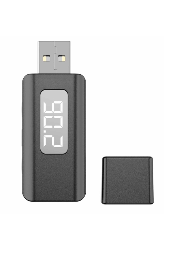 Araç Bluetooth 5.3 Fm Transmitter Araba Müzik Mp3 Çalar SD Kart Okur Şarj Aleti(kablo dahil değildir) - Image 1