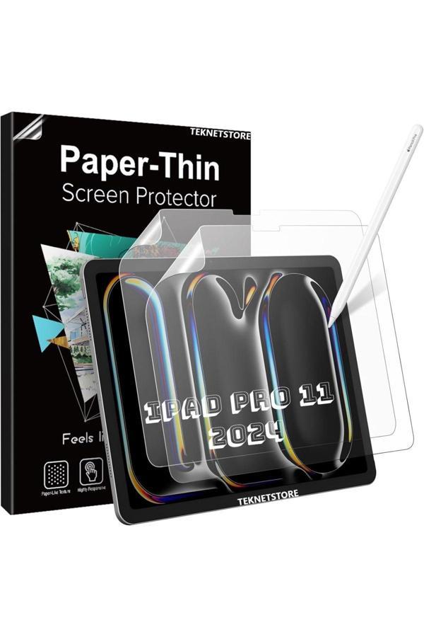 Apple Ipad Pro 11 Inç 2024 M4 Çip Uyumlu Paperlike Kırılmaz Ekran Koruyucu Kağıt Hissli A2836 A2837 - Image 1
