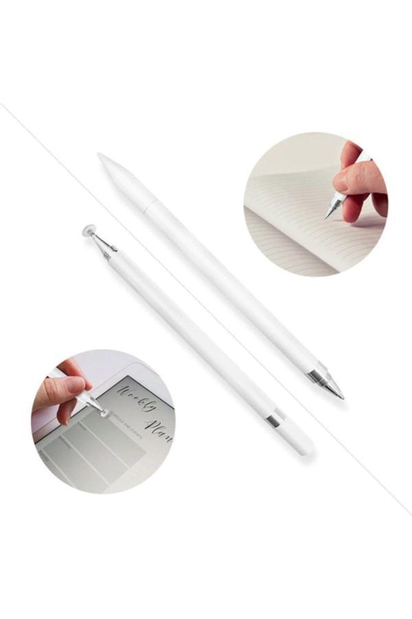 Ipad 10. Nesil 10.9 Inç Uyumlu Dokunmatik Kalem Passive 2 In 1 Tablet Kalemi Çizim & Yazı Kalemi - Image 1