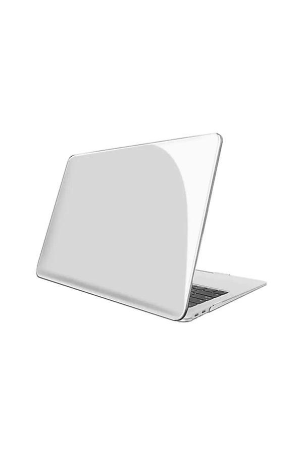 Apple Macbook 13.6' Air 2022 M2 A2681 Kılıf Şeffaf Kılıf Hava Menfezli Tam Koruma Kristal Kapak - Image 1
