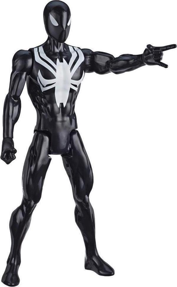 Hasbro Power Moves Black Suit Spider Man E7329 E8523,Black Suit Örümcek Adam Figür Oyuncağı - Image 1
