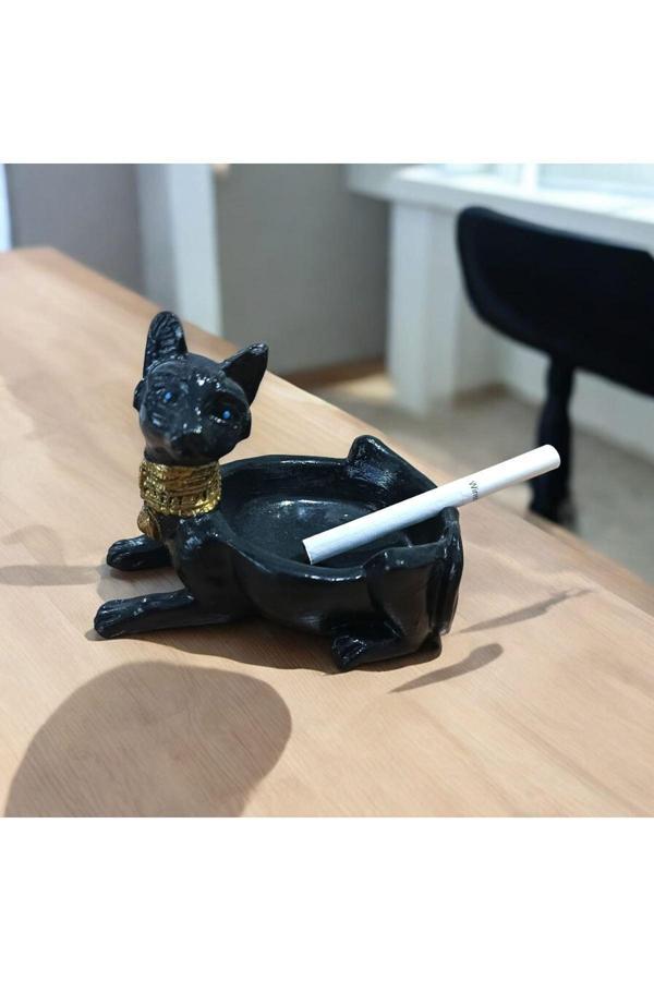 Taşdevri Life Dekoratif Kedi Tasarımlı Kül Tablosu - Image 1