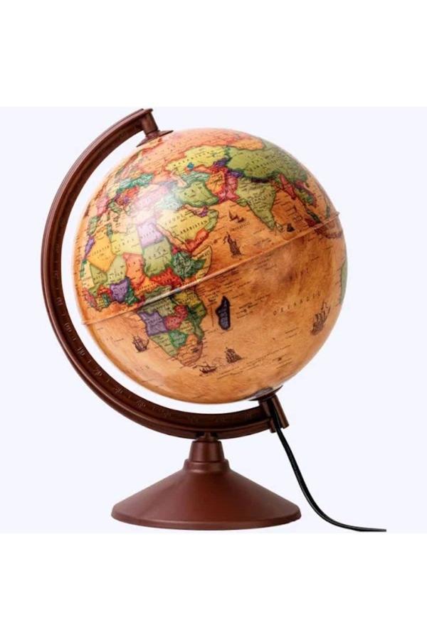 30 CM ANTİK KÜRE IŞIKLI - Image 1