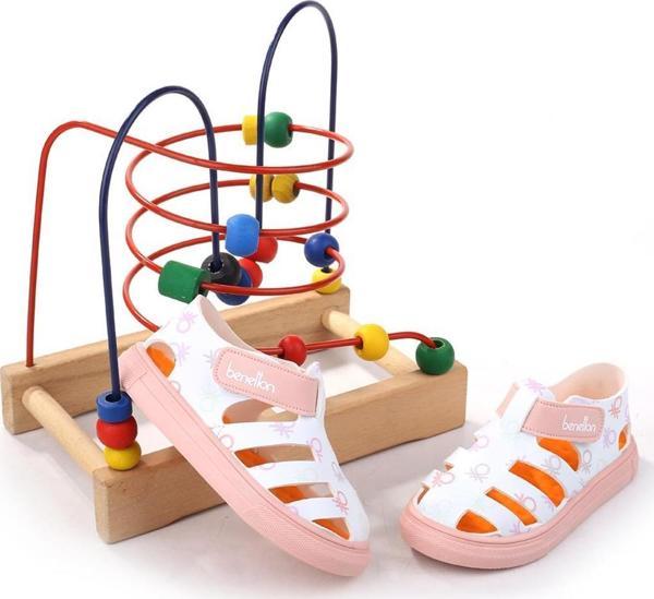 Benetton BN-1400 Rahat Ortopedik Taban Kız Çocuk Sandalet Ayakkabı - Image 1