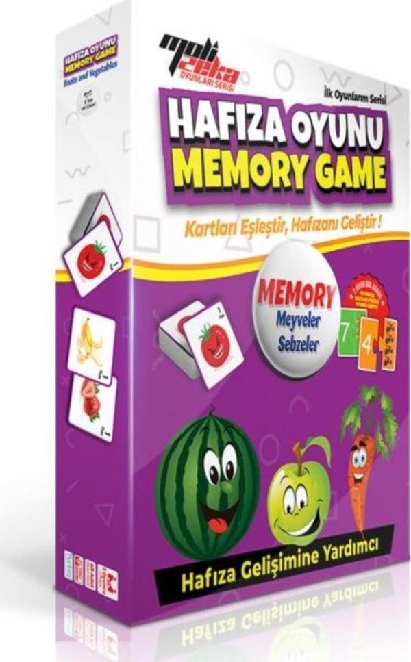 Moli Toys Hafıza Oyunu Meyveler Sebzeler 8681511001278 - Image 1