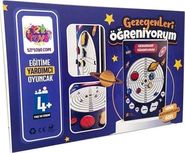 Moon Beavers Gezegenleri Öğreniyorum Güneş Sistemimiz 83020,Eğitici Öğretici Ahşap Oyuncak - Image 1