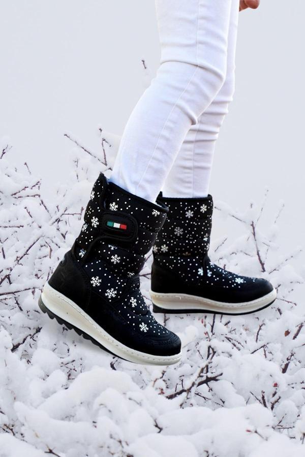 Walkenzo Lepetit 2236 Kız Çocuk İçi Kürklü Termal Kar Botu - Image 1