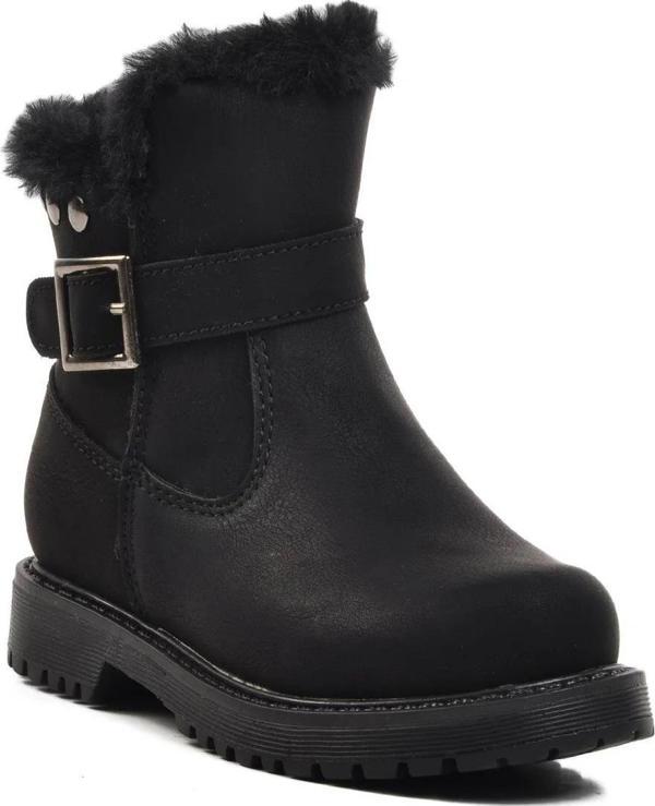 Walkenzo 24064 Sıcak Astar Kaymaz Taban Kız Çocuk Bot - Image 1