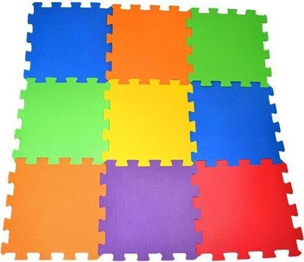 Matrax Oyuncak Polimat 33x33cm  9mm Düz (Renkli) - Image 1