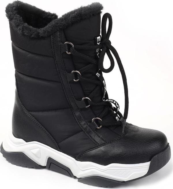 Walkenzo 3474 Erkek Çocuk İçi Yünlü Termo Taban Kar Botu - Image 1