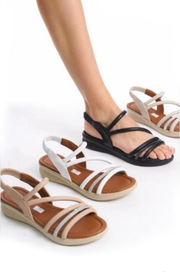Walkenzo 3981 Anatomik Rahat Taban Günlük Kadın Sandalet - Image 1