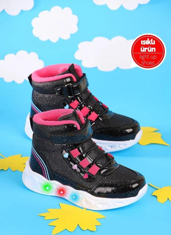 Cool Kids Hafif Taban Cırtlı Işıklı Kız Çocuk Bot - Image 1