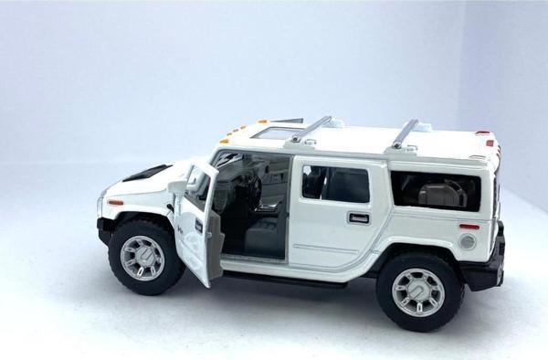 Vardem Kinsmart 2008 Hummer H2 Suv - Çek Bırak Lisanslı Model Oyuncak Araba 1:40 KT5337D - Image 1