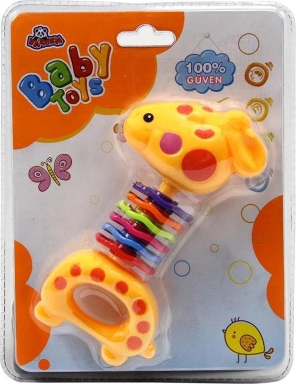 Vardem Oyuncak Bebekler İçin Zürafa Çıngırak Seti - Image 1