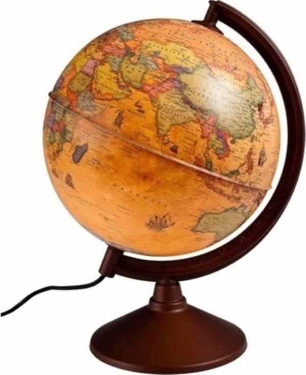 20 CM ANTİK IŞIKLI KÜRE - Image 1