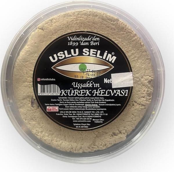 Uslu Selim Tahin Helvası 1Kg. Uşak Yöresi - Image 1