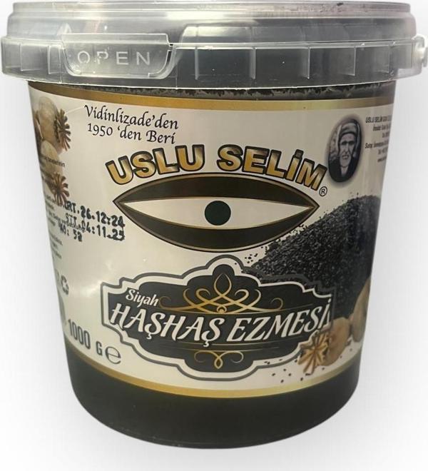 Siyah Haşhaş Ezmesi 1 Kg. Uşak Yöresi - Image 1