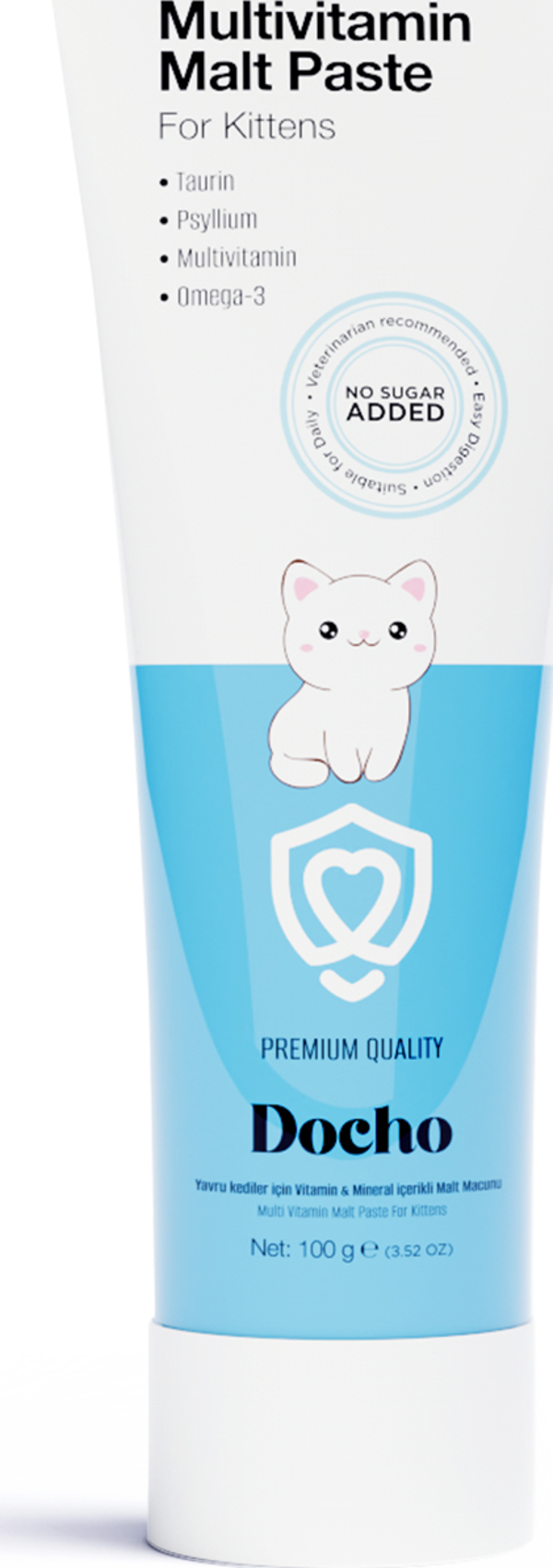 Docho Vitamin ve Mineral içerikli Malt Yavru Kedi Macunu 100 GR - Image 1