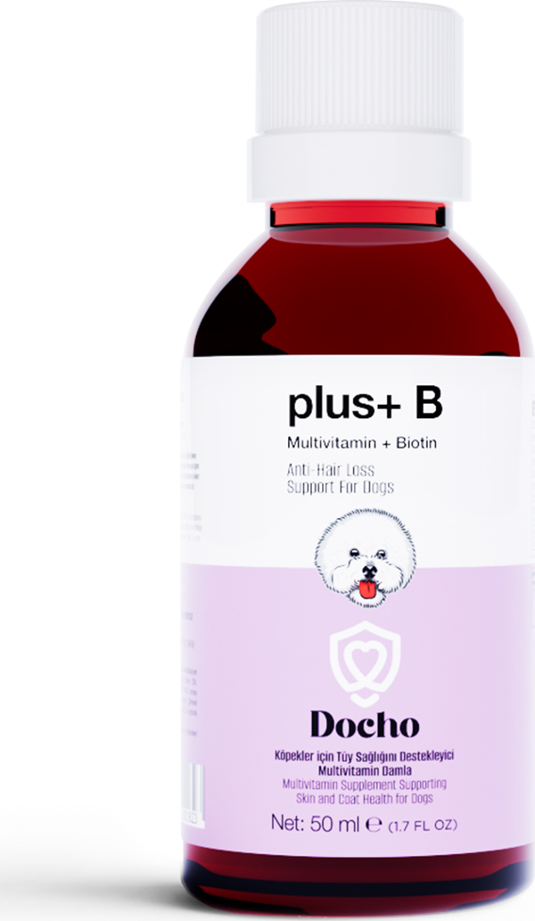 Docho Köpekler İçin Tüy Sağlığını Destekleyici Multivitamin ve Biotin içerikli Damla 50 ML - Image 1
