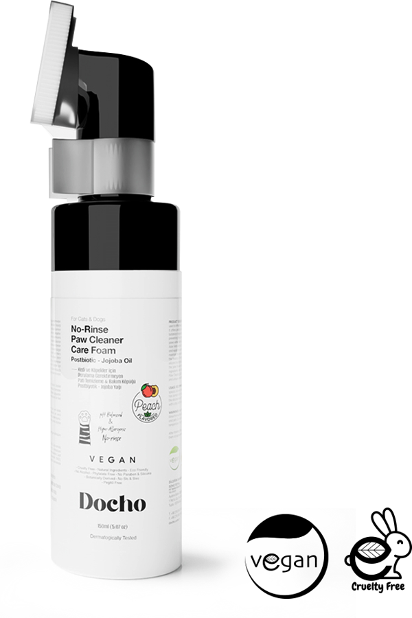 Docho Durulama Gerektirmeyen Pati Temizleme ve Bakım Köpüğü - Postbiyotik 150 ML - Image 1