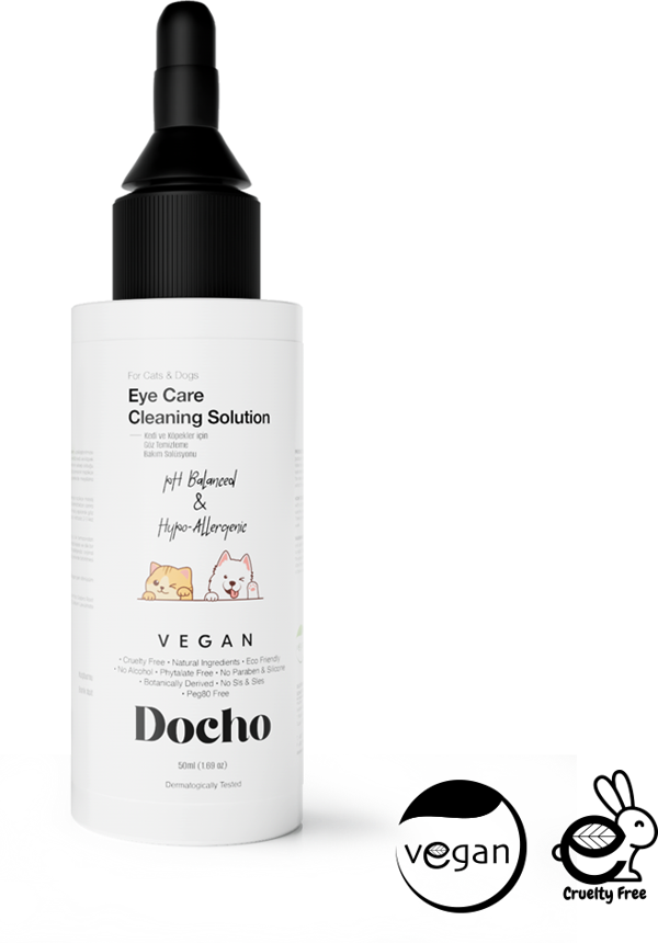Docho Kedi ve Köpek Göz Temizleme ve Bakım Solüsyonu 50 ML - Image 1