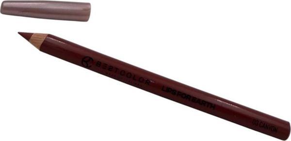 Best Color Lips For Earth 03 Kanyon Dudak Kontur Kalemi - Image 1