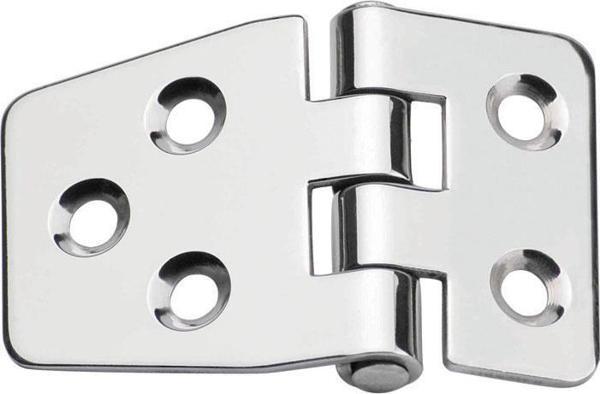 Lalizas Menteşe, Ters,  Inox 316, L59,5mm, W40mm, Kalın. 2mm - Image 1