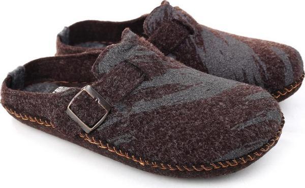 Gezer 15405 Erkek Keçe Sessiz Kaymaz Hafif Taban Ev Misafir Terliği - Image 1