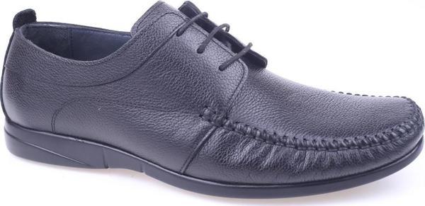 Walkenzo Dmr 2211 Ortopedik Taban Hakiki Deri Bağcıklı Ayakkabı - Image 1