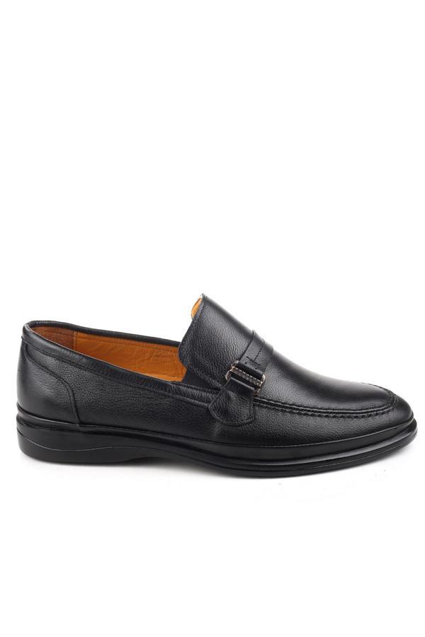 Walkenzo 0631 Erkek Ortopedik Jell Taban Hakiki Deri Ayakkabı - Image 1