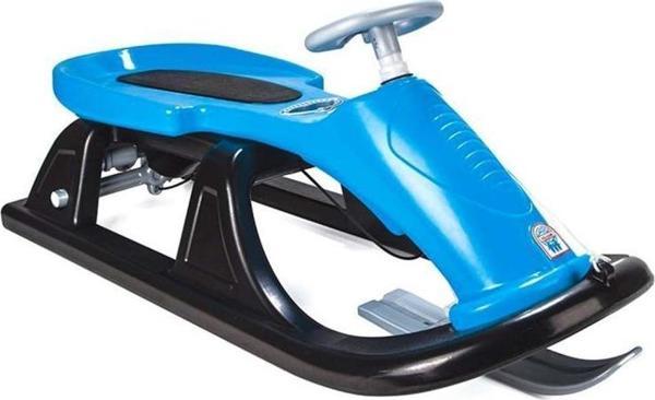 Pilsan Süper Kızak - Direksiyonlu Oturaklı Çocuk Kar Kızağı Mavi - Image 1