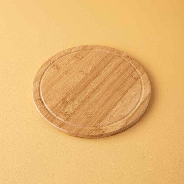 Rossel Premium 30cm Bambu Çizgi Dönerli Sunum Tahta -2341 - Image 1